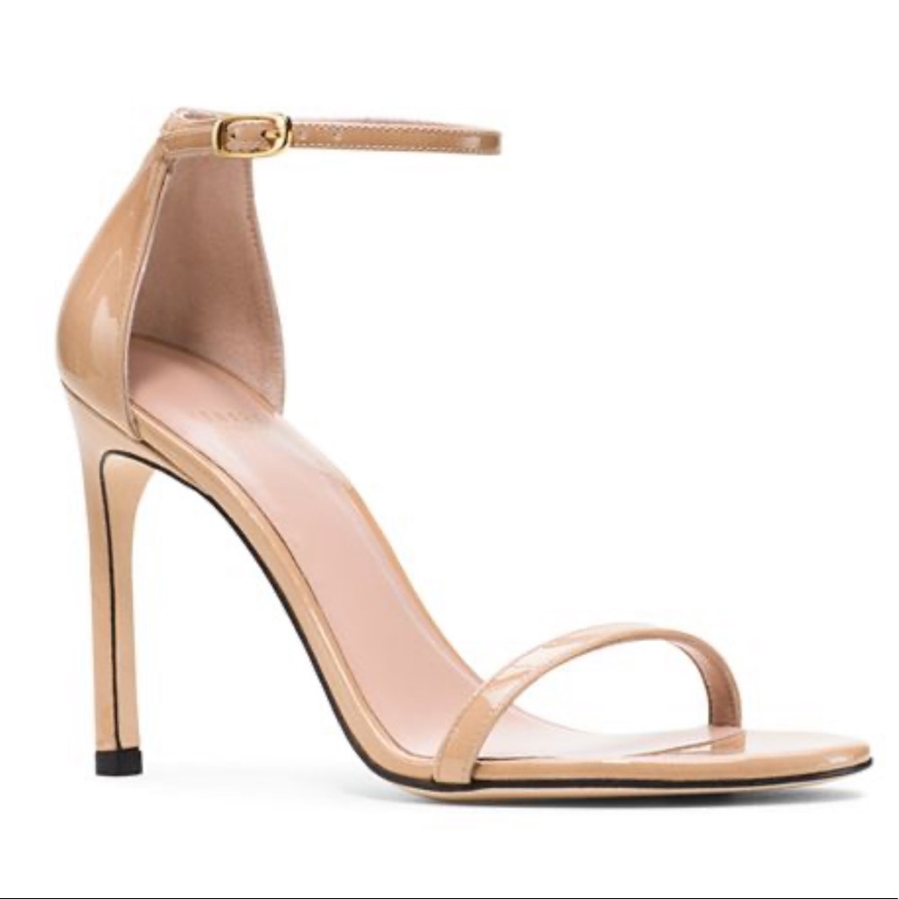 Stuart Weitzman Nudistsong Nude Heeled Sandal
